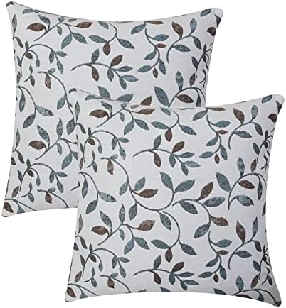GYROHOME Throw Pillow Case,Pack of 2, Classical Embroidery Jacquard