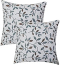 GYROHOME Throw Pillow Case,Pack of 2, Classical Embroidery Jacquard
