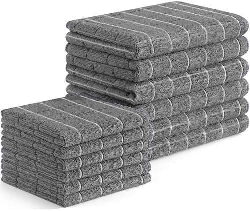 Homaxy Kitchen Towels and Dishcloths Set, 16 x 28 inches and