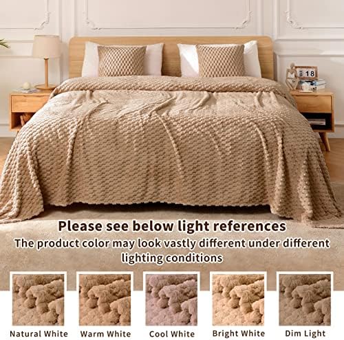 FY FIBER HOUSE Fleece Blanket King Size for Bed 300GSM Super Soft