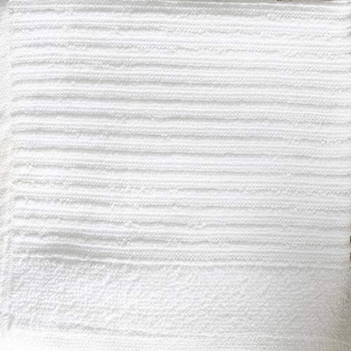 J&M Home Fashions, Cotton Ribbed Terry Dish Towels, Ultra Absorbent