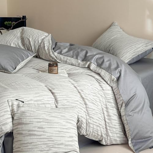 100% Cotton Bedding Duvet Cover Set, Soft Comfort Floral Comforter