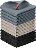 Nialnant 12 Pack Dish Towels,100% Cotton Kitchen Towels,Soft and
