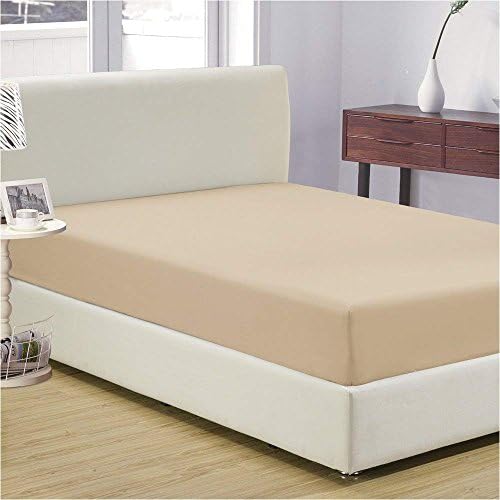 QUEEN SIZE (1-PC) FITTED/BOTTOM SHEET Luxurious 1500-TC 100% Pima