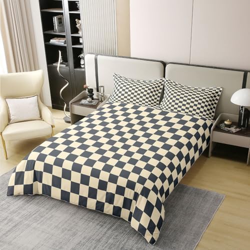 Geometric Square Patchwork Kids Bedding Set King Size Cover 100%