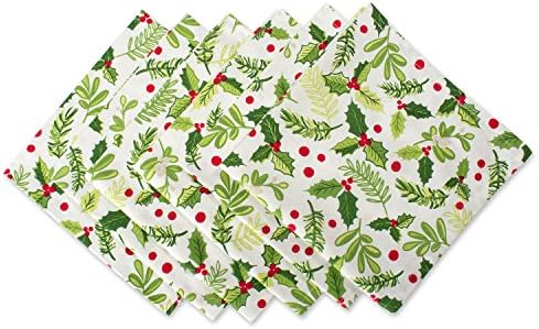 DII Boughs of Holly Collection Decorative Holiday Dining Table &