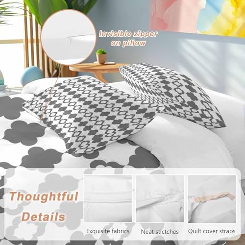 Vintage Bohemia Bedding 3 Piece Duvet Cover Set Full Size, Abstract