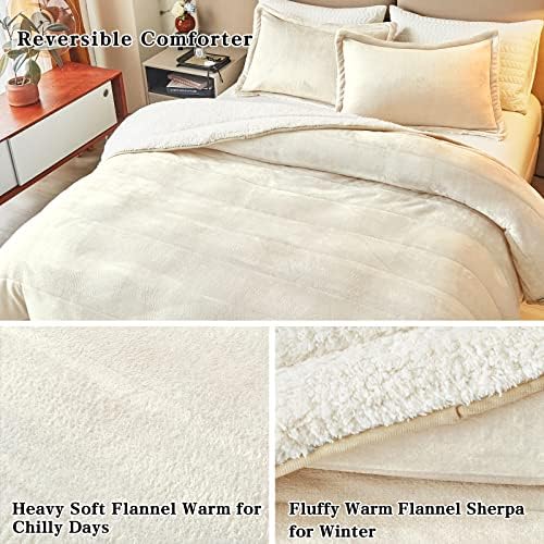3-Layer Luxury Flannel Fleece Thick Bed Blanket King Size, Soft Plush
