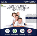 Zippered Waterproof King Mattress Encasement