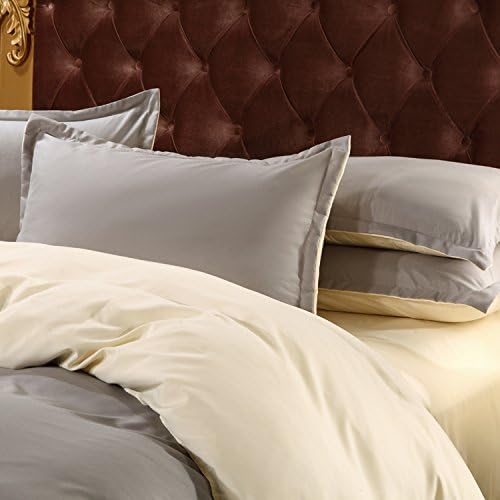 3-Piece Solid Color Brushed Microfiber Duvet Cover Set with