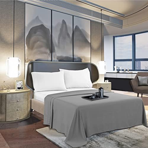 Mocassi King Flat Sheet - Hotel Luxury 1800 Premier Cooling Bedding