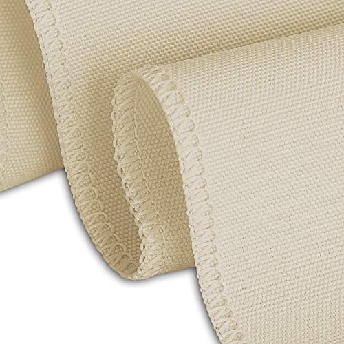 LTC LINENS Tablecloth 70-Inch Round Polyester Tablecloth Beige