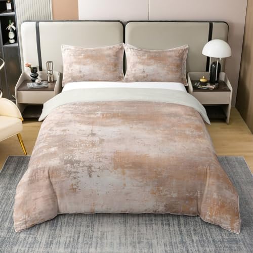 Erosebridal 100% Cotton Watercolor Tie Dye Queen Duvet Cover,Ombre