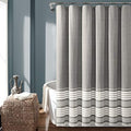 Lush Decor Nantucket Yarn Dyed Cotton Blend Tassel Fringe Shower