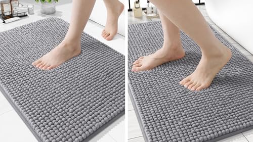 Arotive Luxury Chenille Bathroom Rugs Set, Ultra Soft and Absorbent