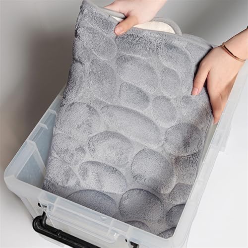 Memory Foam Bath Mat Set 3 Pieces Non Slip Absorbent Bathroom Rugs