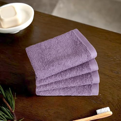 Amazon Basics Highly Absorbent, Fast Drying 100% Cotton Washcloths for