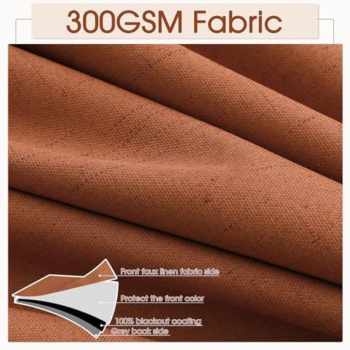 Boho Blackout Curtains 96 Inch Length 2 Panel Set for Bedroom Living