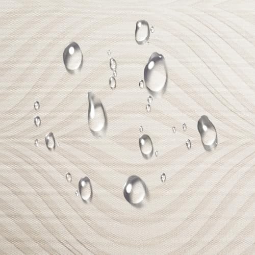 60"X102" Modern Oval Tablecloth for Oval Table, Geometric Water
