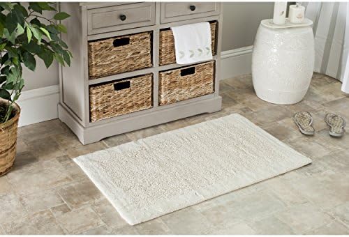 SAFAVIEH Plush Master Bath Collection PMB623N Handmade Natural Cotton