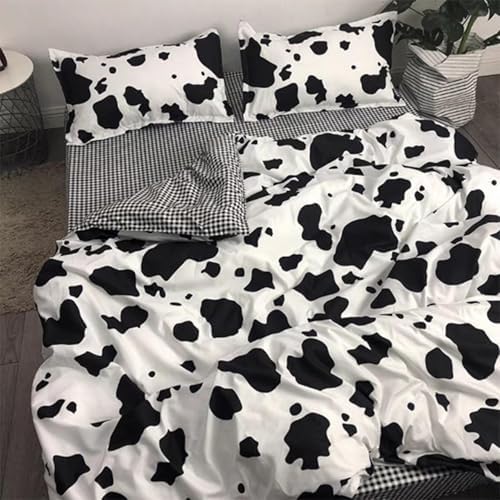 Bedding Duvet Cover Set Queen Size, Soft Breathable Floral Bedding