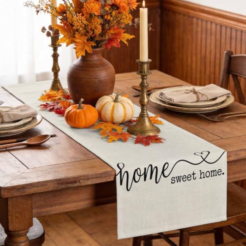 Beige Table Runner 108 Inch Long Dresser Scarves Linen Tablerunners
