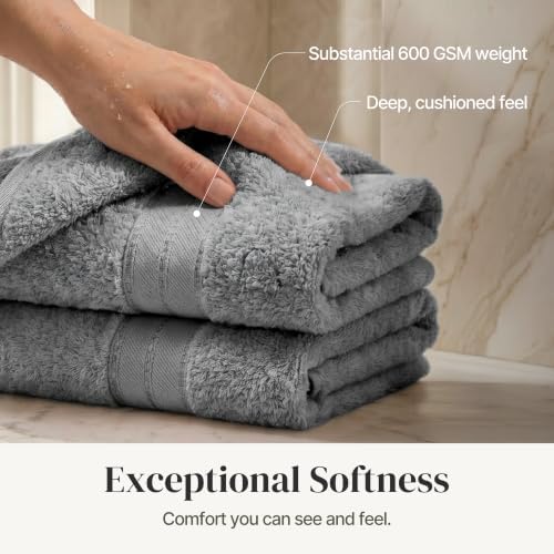 Modern Threads Spun Loft 4 Pack Bath Sheets – Oversized 35 x 66 Bath