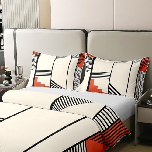 Castle Fairy Geometric Stripe Kids Bedding Set King Size Cover 100%