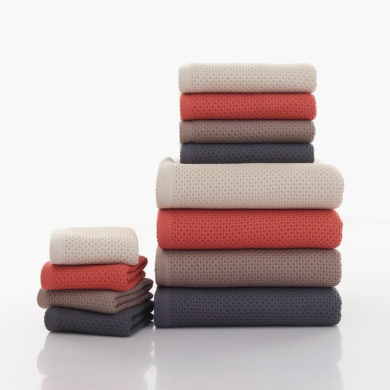 100% Cotton Waffle Dish Towels 4 Pack, Heavy Duty Honeycomb Waffle