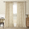 Extra Long Floral Curtains 120 Inches Long for Living Dining Room