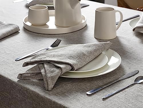 Laura Ashley Harper Tablecloth, 60" x 84", Taupe