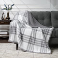 Reversible Soft Sherpa Throw Blanket - Cute and Cozy Thick Throw for