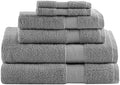 Comfort Spaces Turkish Cotton Bath Towel Set for Bathroom 6 Piece