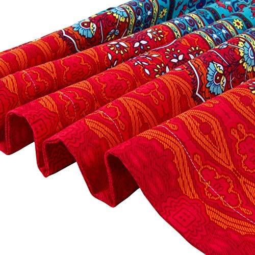 Exotic Striped Bohemia Pillow Shams King Size 2 Pieces,100% Brushed