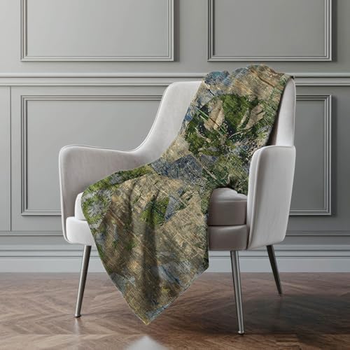 Addison Rugs ASB555 Taupe 50" x 70" Oversized Sherpa Throw Blanket
