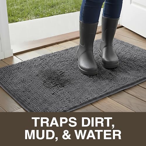 Neater Home Plush Bathroom Rugs 36x24 Thick Chenille Quick Dry