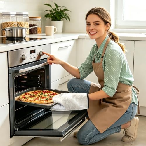 Marble Gray Oven Mitts and Pot Holders Set 2 Pack