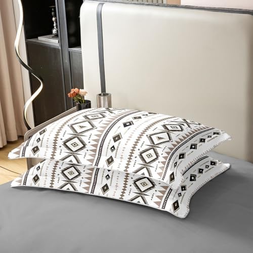 Feelyou Boho Western Duvet Cover 100% Cotton Queen Size Bohemian