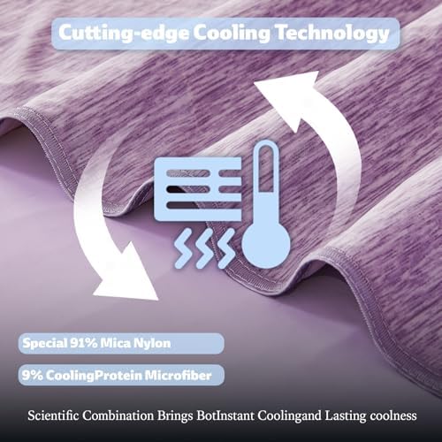 Cooling Blanket Queen Size, 90"x90" Cooling Blankets for Hot Sleepers