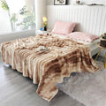 Luxury Faux Fur Throw Blanket, Ultra Cozy Soft Fluffy Fuzzy Blanket