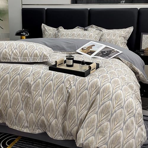 Floral Duvet Cover Queen Sets Soft Cotton Bedding Comforter Set