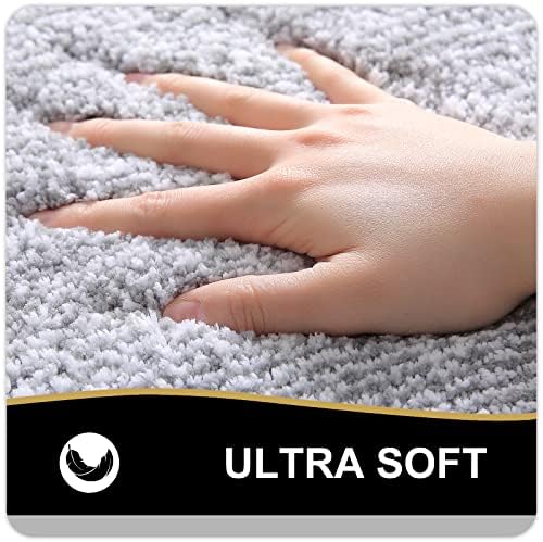 OLANLY Bathroom Runner Rugs 59x24, Extra Long Bath Mats for Bathroom