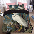 Plants and Trees Duvet Cover King Size Set Hydrangea Branches Bedding