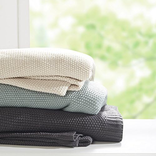 INK+IVY Bree Knit All Season Blanket Lightweight for Summer, King