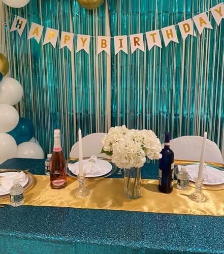 Pack of 10 Ivory Table Runners for Party, Satin Fabric 12 x 108 Inches