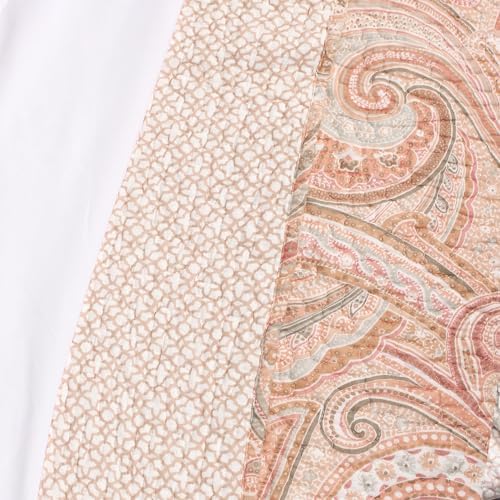 Levtex Home - Spruce Coral Quilt Set - Full/Queen Quilt (88x92in.) +