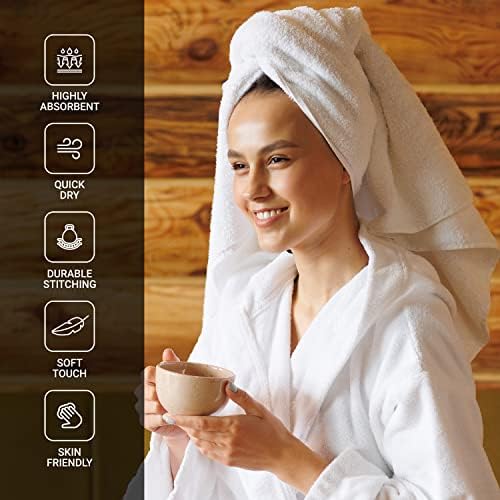 Infinitee Xclusives Premium Grey Bath Towels Set Pack of 4 + Hand