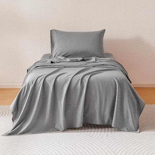 Amazon Basics Sheet Set Cationic 3-Piece Bedding Set, Wrinkle Free and