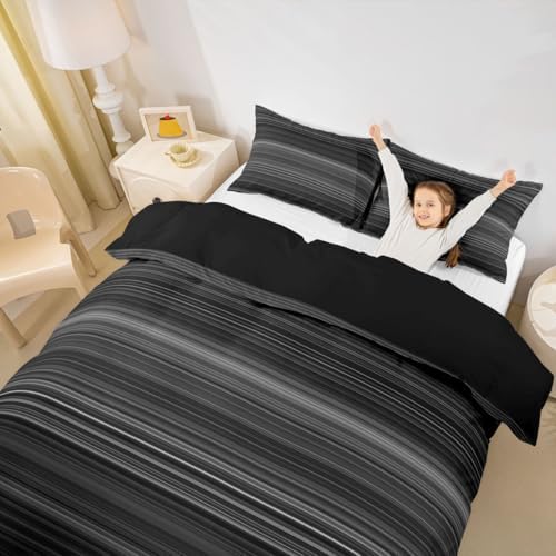 Erosebridal Ombre Geometric Comforter Cover Queen Size Ombre