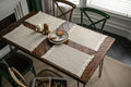 Set of 4 Boho Placemats with Tassels Macrame Woven Place Mats Rustic